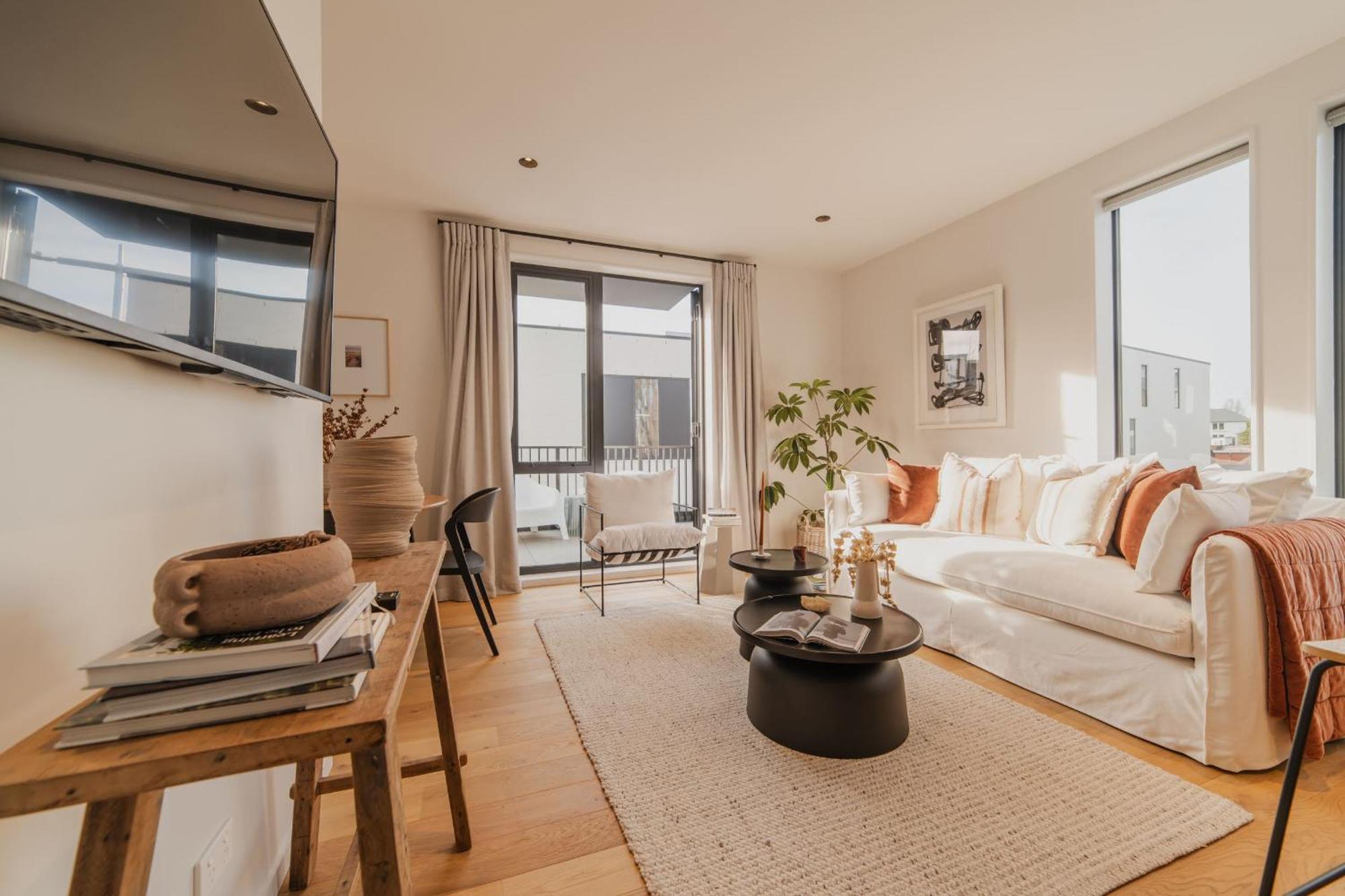 Вилла Chic And Contemporary Living At Cambridge Terrace Крайстчёрч Экстерьер фото